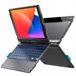 WiWU Waltz Rotating iPad Keyboard Case, 360 Degree Rotation, English/Arabic, 10.9/11 Inch - Wiwu