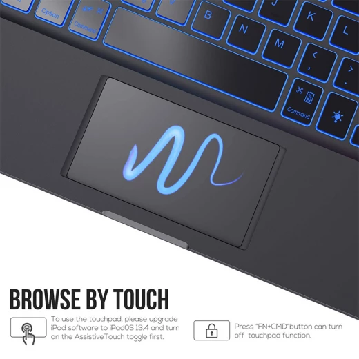 WiWU Waltz Rotating iPad Keyboard Case, 360 Degree Rotation, English/Arabic, 10.9/11 Inch - Wiwu - Image 5
