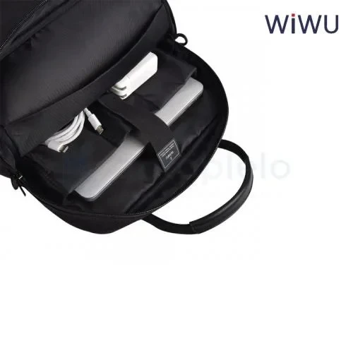 WIWU 11-inch Waterproof Envelope Bag with Shoulder Strap and Four Front Pockets Black - Wiwu - Image 3