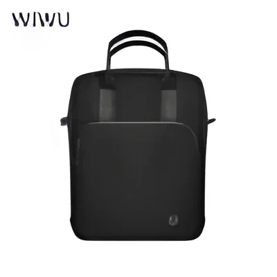 WIWU 11-inch Waterproof Envelope Bag with Shoulder Strap and Four Front Pockets Black - Wiwu - Image 4