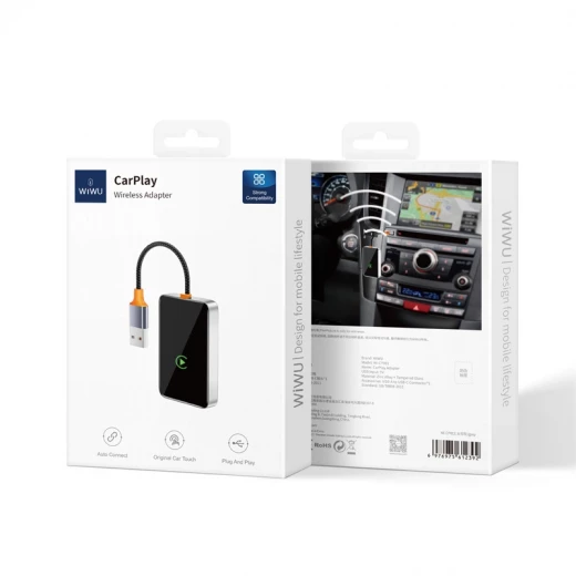 محول تشغيل سيارة لاسلكي WIWU 2 في 1: مشغل MP3 و CarPlay - وي وُو - Image 2