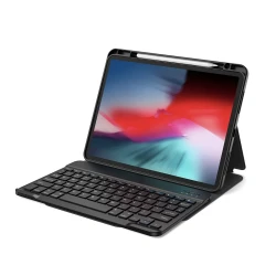 حافظة لوحة مفاتيح واقية WiWU لجهاز iPad Pro 11 بوصة (2024) بتصميم عربي أسود