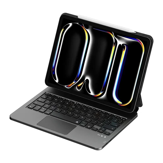 [TRANSLATION_NEEDED: حافظة لوحة مفاتيح WiWU لجهاز iPad Pro 13" M4 مع لو...]