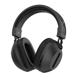 WiWU TD06 Solar Charging Headset, Black, Wireless Headphones with Stylish Design, Clear Sound, Comfortable Fit, Ideal for Music, Calls and Everyday Use