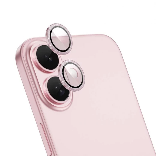 Wiwu LG-006 Diamond Lens Guard Camera Lens Protector for Apple iPhone 16 Silver with Easy Application Tool Wiwu LG-006 Diamond Lens Guard Camera Lens Protector for Apple iPhone 16 Silver with Easy Application Tool