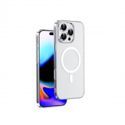 WIWU Magsafe invisible pro for iPhone 16 Pro Max Transparent - White