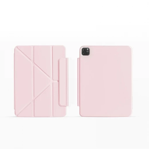 WiWU Smart Folio for iPad Air 2024 (13"/12.9") – Pink | Premium Durable Case with Smart Design | Slim, Protective & Ideal for Work or Travel - Wiwu - Image 2
