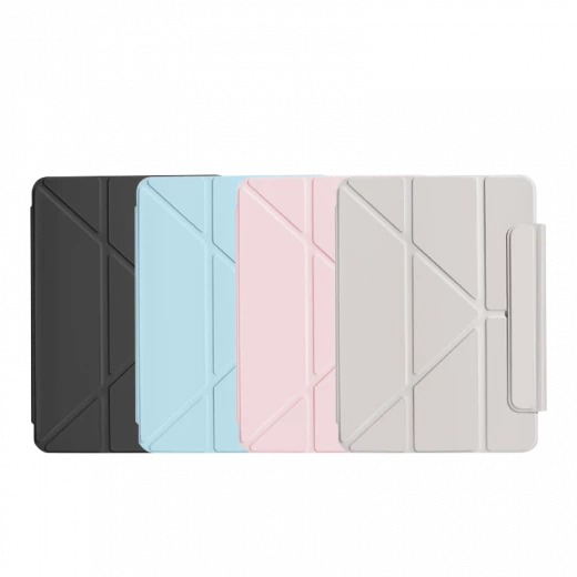 WiWU Smart Folio for iPad Air 2024 (13"/12.9") – Pink | Premium Durable Case with Smart Design | Slim, Protective & Ideal for Work or Travel - Wiwu - Image 3