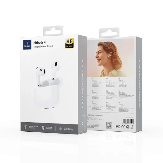 سماعات أذن لاسلكية ايربودز 4 Gen TWS Pro 2 ANC Bluetooth 5.4 من وي وو سماعات أذن لاسلكية ايربودز 4 Gen TWS Pro 2 ANC Bluetooth 5.4 من وي وو