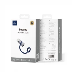 محول وي وو Wi-C052 Lightning إلى Type-C OTG - رمادي - نقل بيانات سريع