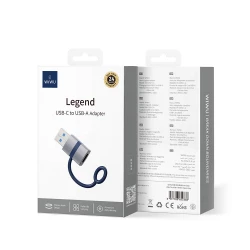 Wiwu Wi-C052 Type-C to USB Adapter OTG Gray - Fast Data Transfer