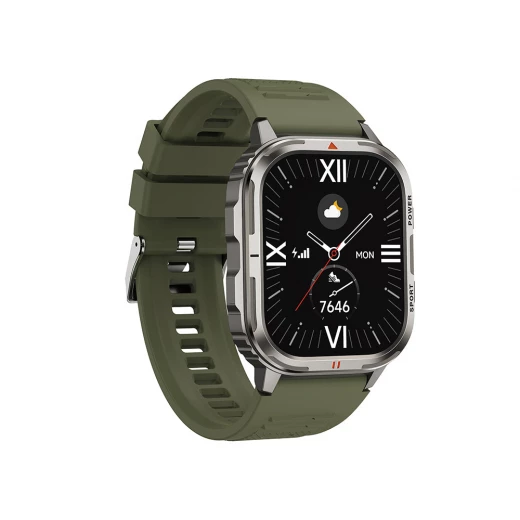 Wiwu SW05 Smart Watch: Android & iOS Compatible, Silver, IP68 Wiwu SW05 Smart Watch: Android & iOS Compatible, Silver, IP68