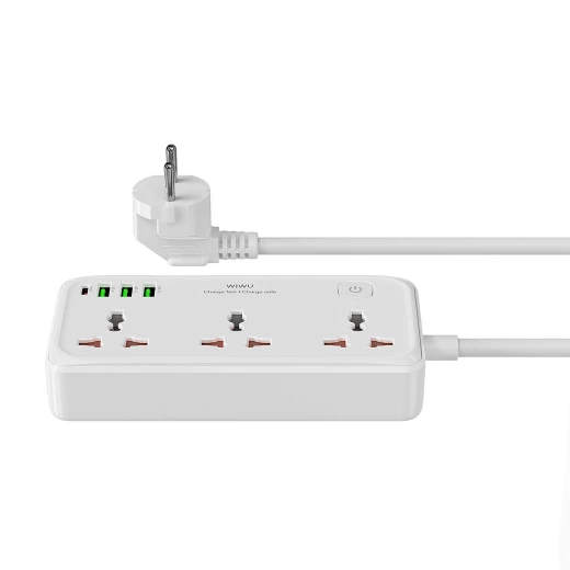شريط طاقة وي وُو Cube 7-in-1 GaN: شحن سريع USB-C بقوة 30 واط شريط طاقة وي وُو Cube 7-in-1 GaN: شحن سريع USB-C بقوة 30 واط