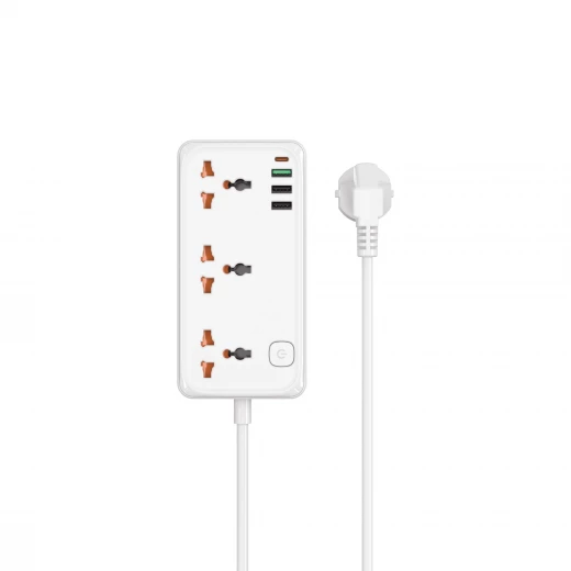 شريط طاقة وي وُو Cube 7-in-1 GaN: شحن سريع USB-C بقوة 30 واط - وي وُو - Image 3