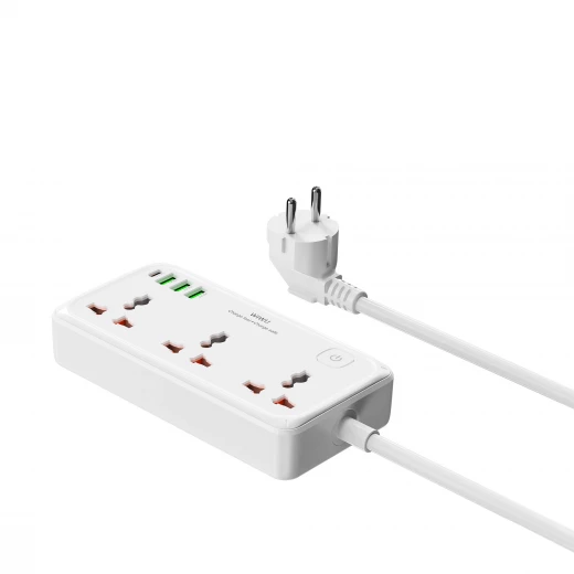 شريط طاقة وي وُو Cube 7-in-1 GaN: شحن سريع USB-C بقوة 30 واط - وي وُو - Image 4