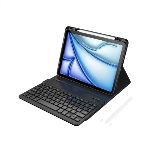 حافظة لوحة مفاتيح MK-006 لجهاز iPad مع قلم ولوحة تتبع وغطاء مغناطيسي مقاس 10.2 و10.5 بوصة من وي وو - وي وُو - Image 3