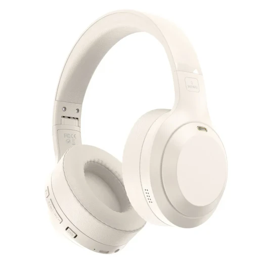 WiWU Soundbasha TD-15 ANC Wireless Headphones White - Wiwu - Image 2