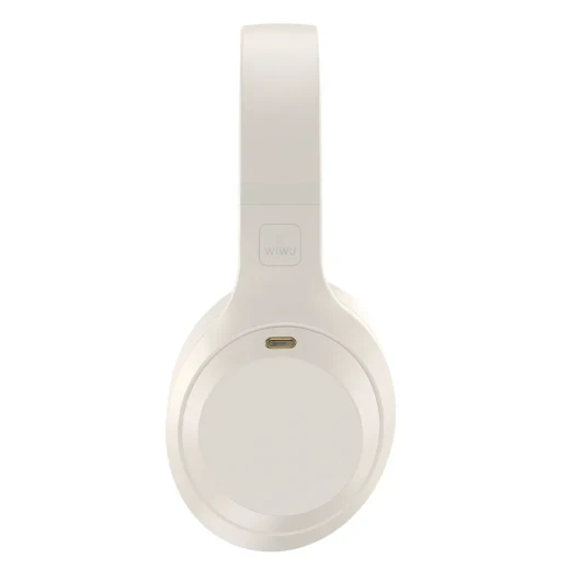 WiWU Soundbasha TD-15 ANC Wireless Headphones White - Wiwu - Image 4