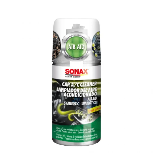 Sonax Car A/C Cleaner AirAid Green Lemon 150ml, Removes Odors, Long-Lasting Freshness Sonax Car A/C Cleaner AirAid Green Lemon 150ml, Removes Odors, Long-Lasting Freshness