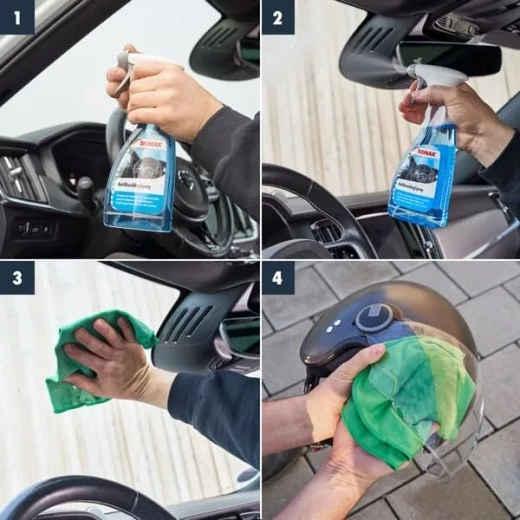 Sonax Anti-Fog Spray 500ml for Car Windows and Motorcycle Helmets, Prevents Fogging - Sonax - Image 2