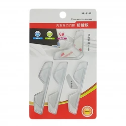 Universal Door Guard Hand Protector Set 2 Piece Black Rubber Protection for Doors and Hands Prevent Scratches and Dents Easy Installation for Most Door Types Durable Design
