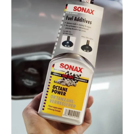 Sonax Octane Power Fuel Additive 250ml, Engine Care, Valve Seat Protection, Complete Combustion - Sonax - Image 3