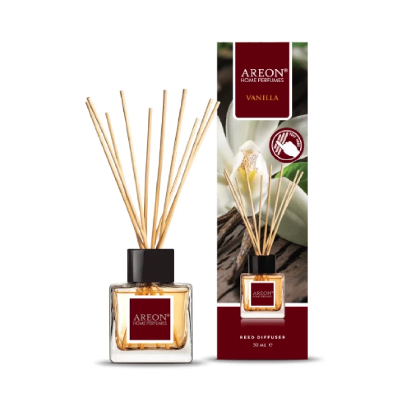 أعواد معطر جو أريون برائحة الفانيليا 50 مل، عطر فاخر - أريون