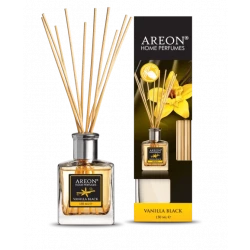 أعواد معطر جو أريون برائحة الفانيليا السوداء 150 مل، معطر جو يدوم طويلاً للمنزل والمكتب
