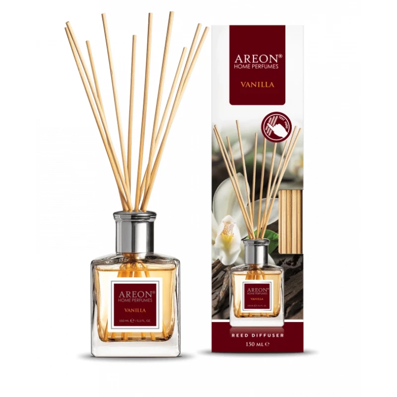 معطر جو اريون برائحة الفانيليا للمنزل، 150 مل، تصميم أنيق، معطر هواء يدوم طويلاً، عطر يدوم حتى 4 أسابيع - أريون