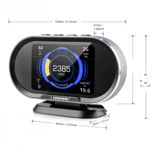 جهاز كونوي KW206 OBD2 مقياس كمبيوتر السيارة أداة تشخيص 3.5 بوصة شاشة LCD - كونوي - Image 3
