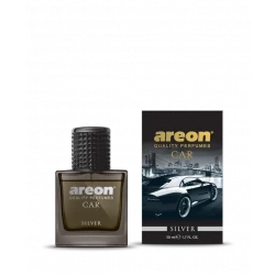 معطر هواء فضي فاخر للسيارة، تصميم فريد ومميز، رائحة تدوم طويلاً، عطر فاخر، انتعاش فوري، مثالي لجميع السيارات