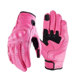 Vrote Leather Gloves: Heavy Duty Protection for Men and Women, Non Tearing Genuine Leather, Black Color, Excellent Grip, Available in Sizes Small to 2XL