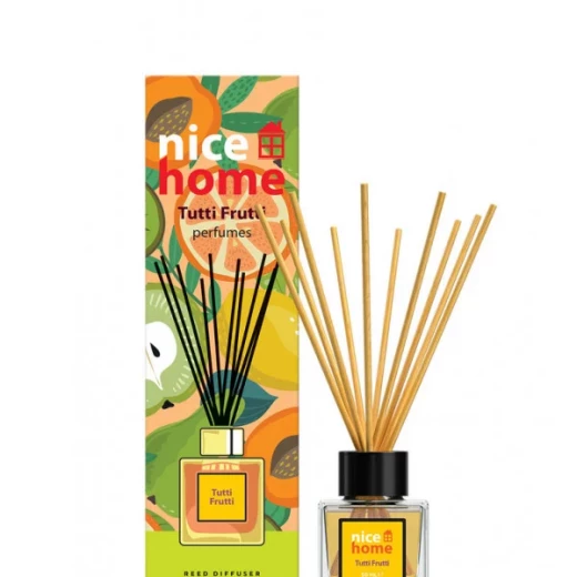 معطر جو توتي فروتي من نايس هوم، 50 مل، عطر أوروبي، رائحة تدوم طويلاً، يزيل الروائح، مكونات عالية الجودة للمنزل والمكتب، عطر منعش معطر جو توتي فروتي من نايس هوم، 50 مل، عطر أوروبي، رائحة تدوم طويلاً، يزيل الروائح، مكونات عالية الجودة للمنزل والمكتب، عطر منعش