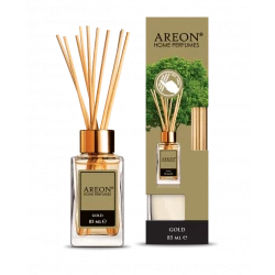 أعواد معطر جو أريون برائحة الذهب 85 مل للمنزل والمكتب، معطر جو يدوم طويلاً