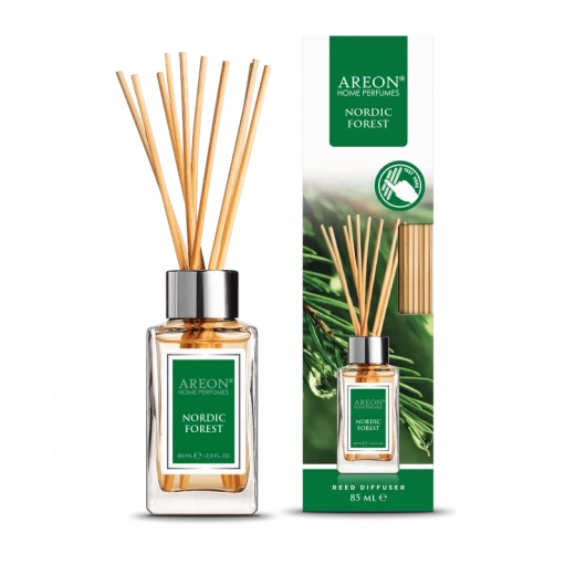 أعواد معطر جو أريون برائحة الغابة الشمالية 85 مل، عطر منزلي يدوم طويلاً، معطر جو للمكتب أعواد معطر جو أريون برائحة الغابة الشمالية 85 مل، عطر منزلي يدوم طويلاً، معطر جو للمكتب
