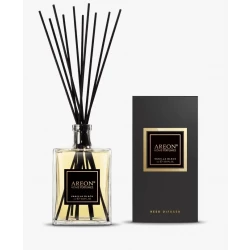 أعواد معطر جو أريون فانيلا بلاك للمنزل 1 لتر، عطر يدوم طويلاً