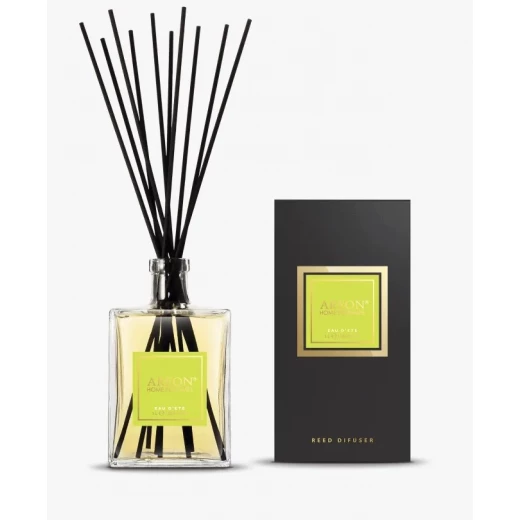 أعواد معطر جو أريون برائحة إيو دي إيتي: معطر جو للمنزل والمكتب سعة 1 لتر رائحة منعشة تدوم طويلاً، مثالية لخلق جو عطلة في أي مكان