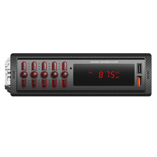 مشغل ستيريو سيارة عالمي 1 دين مع بلوتوث و USB مشغل MP3 لوحة ثابتة راديو السيارة أسود متوافق 12 فولت 24 فولت مشغل ستيريو سيارة عالمي 1 دين مع بلوتوث و USB مشغل MP3 لوحة ثابتة راديو السيارة أسود متوافق 12 فولت 24 فولت