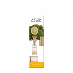 أعواد معطر جو أريون برائحة منزل مشمس 85 مل، معطر هواء يدوم طويلاً للمنزل والمكتب - أريون