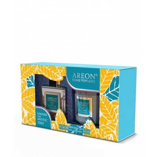 مجموعة عطر تحت شجرة الغموض 150 مل وشموع معطرة مجموعة عطر تحت شجرة الغموض 150 مل وشموع معطرة