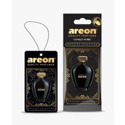 معطر جو اريون برائحة فانيلا نوير للسيارات معلق تصميم أنيق عطر يدوم طويلاً سهل الاستخدام لداخلية السيارة قطعة واحدة
