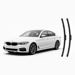طقم مساحات زجاج BMW E34، أداء في جميع الأحوال الجوية، سهل التركيب