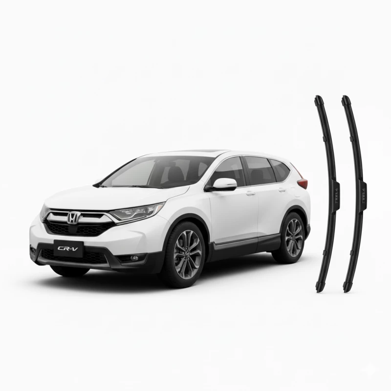 طقم مساحات زجاج CR-V ابيض صيني، جودة عالية، قطعتين، اداء ممتاز في جميع الاحوال الجوية، تركيب سهل، متوافق مع موديلات 2023 و 2024