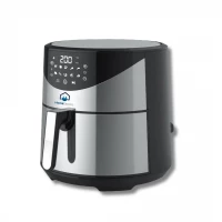 Air Fryer AF-734 9 Liter Capacity 1700W Black with 10 Preset Modes