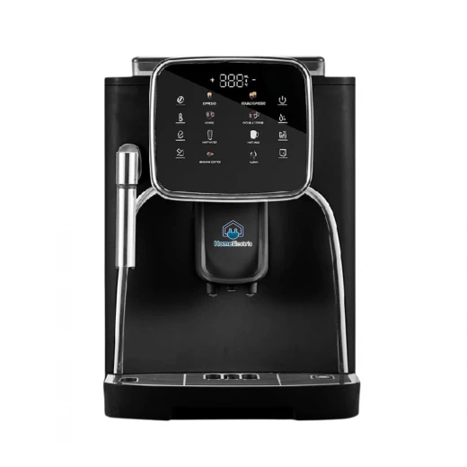 EM-5031 Automatic Espresso Coffee Machine 19 Bar 1200W Power with Integrated Grinder, Black Finish, Enjoy Freshly Brewed Coffee at Home, 1 Year Warranty EM-5031 Automatic Espresso Coffee Machine 19 Bar 1200W Power with Integrated Grinder, Black Finish, Enjoy Freshly Brewed Coffee at Home, 1 Year Warranty