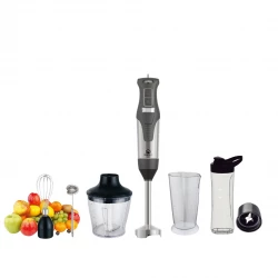 HB955 Hand Blender Set with Stainless Steel Blades, 1200W Powerful Motor, 2 Speeds, Includes Egg Whisk, 800ml Chopping Bowl, 800ml Jug, and Personal Blender, 1 Year Warranty