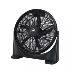 HFB2021 Box Fan 20 Inch Powerful Air Circulation 4 Speed Settings Adjustable Oscillating Blades 1 Year Warranty Black Home Cooling Appliance Quiet Operation - Home electric