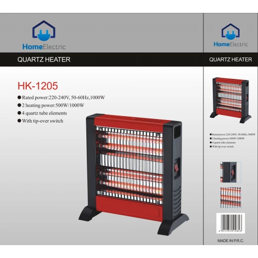 سخان كهربائي HK1205 محمول 3 إعدادات حرارة أسود - هوم الكترك - Image 2