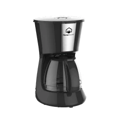 HK508 Coffee Maker: Brew Fresh Coffee at Home or Office with 6 Cup Capacity, Featuring a Permanent Filter for Ease of Use, Non Drip Valve, and Backed by a 1 Year Warranty