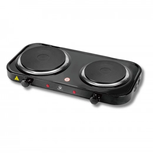 HP3013 Electric Cooktop Double Burner 2000W Aluminum Surface 185mm Diameter One Year Warranty Ideal for Kitchens Easy to Clean Durable Design Efficient Heating Technology HP3013 Electric Cooktop Double Burner 2000W Aluminum Surface 185mm Diameter One Year Warranty Ideal for Kitchens Easy to Clean Durable Design Efficient Heating Technology
